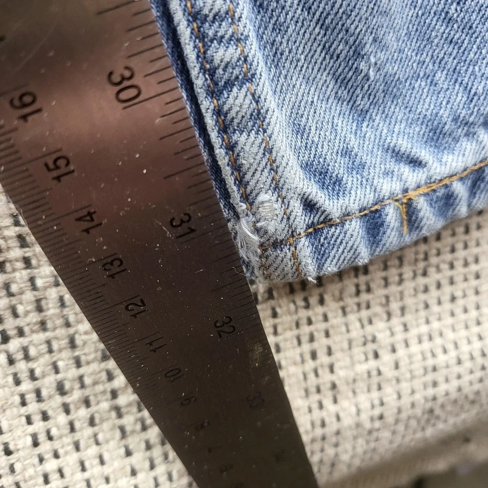 Levis 560 Jeans‎ Mens 36x32 Light Wash Blue Denim Relaxed Tapered Leg Fit